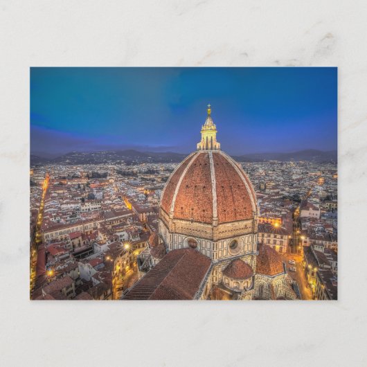 Carte Postale Le Duomo à Florence, Italie (Devant)