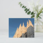Carte postale : Le Duomo d'or de Milan (Debout devant)