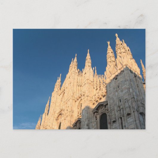 Carte postale : Le Duomo d'or de Milan (Devant)