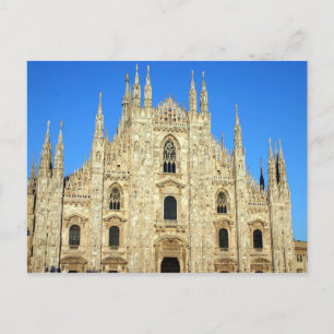 Carte Postale Le Duomo, la cathédrale de Milan
