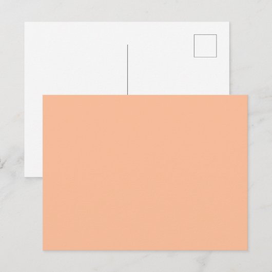 Carte Postale Le duvet de pêche est beau et désirable (Devant / Derrière)