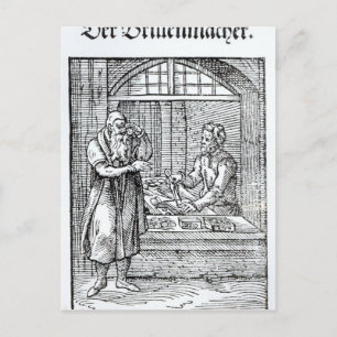 Carte Postale Le fabricant de lunettes