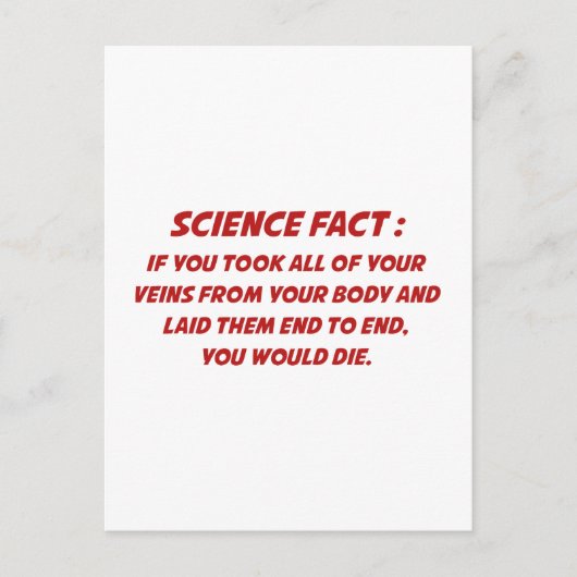 Carte Postale Le fait scientifique (Devant)