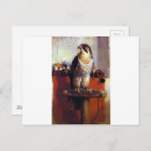 Carte Postale Le Falcon d'Edwin Henry Landseer (Devant / Derrière)