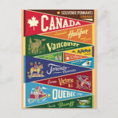 Carte Postale Le fanion du Canada (Devant)