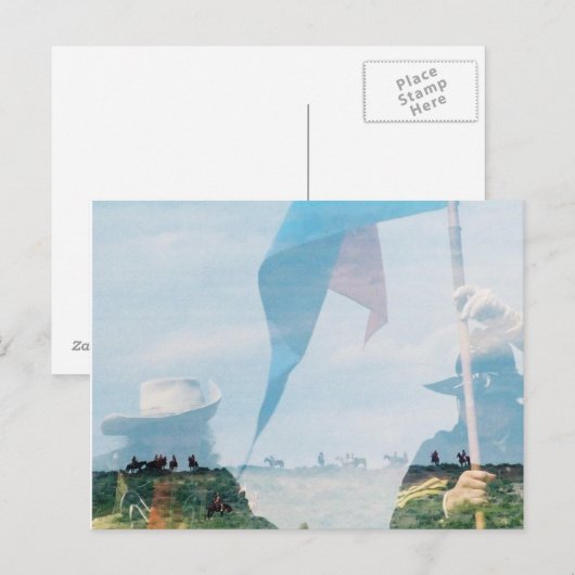 Carte Postale Le fantôme de Custer (Devant / Derrière)