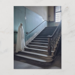 Carte Postale Le fantôme des escaliers abandonnés