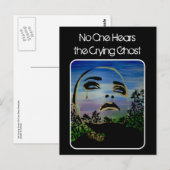 Carte postale 'le fantôme qui pleure' (Devant / Derrière)