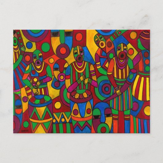 Carte Postale Le festival par Emeka ! (Devant)