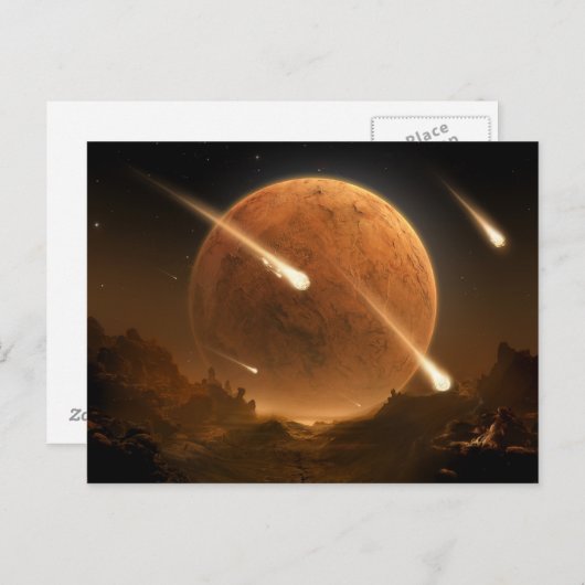 Carte Postale Le feu au pays des ombres (Devant / Derrière)