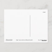 Carte Postale Le feu dans le ciel (Dos)