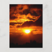 Carte Postale Le feu dans le ciel (Devant)