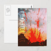 Carte Postale Le feu de Pele (Devant / Derrière)