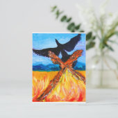 Carte Postale Le feu du Phénix montant (Debout devant)