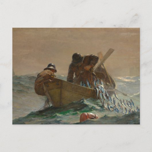 Carte Postale Le Filet à harengs, Winslow Homer (Devant)