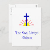 Carte Postale Le Fils Brille Toujours (Devant / Derrière)