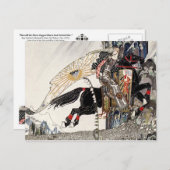 Carte Postale Le Fils de la veuve : Le Lad chevauchant le cheval (Devant / Derrière)