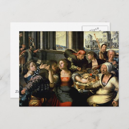 Carte Postale Le Fils prodigue, 1536 (Devant / Derrière)