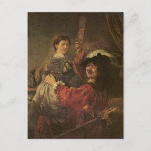 Carte Postale 'Le fils prodigue dans une taverne'