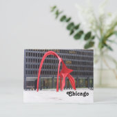 Carte Postale Le Flamant rose (Debout devant)