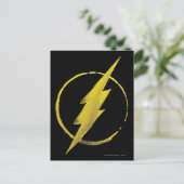 Carte Postale Le Flash | Emblème de la poitrine jaune (Debout devant)