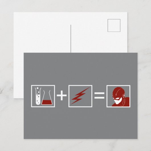 Carte Postale Le Flash | Équation Flash (Devant / Derrière)