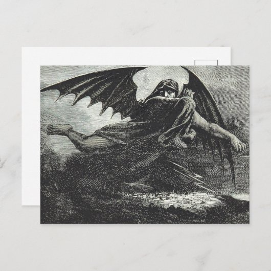 Carte Postale Le Fléau (Devant / Derrière)