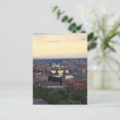 Carte Postale Le fleuve Arno et le Ponte Vecchio à Florence, (Debout devant)