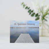 Carte Postale Le fleuve Saint-Laurent et la Voie maritime de Doc (Debout devant)