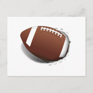 Carte Postale Le football se déchire