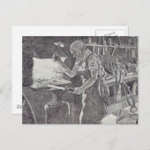 Carte Postale Le forgeron (Devant / Derrière)