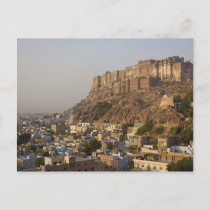 Carte Postale Le fort de Mehrangarh à Jodhpur. Rajasthan, INDE.
