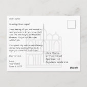 Carte Postale Le fort de Nahargarh à Jaipur Inde (Dos)