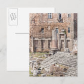 Carte Postale Le forum d'Augustus est l'un des 4 impériaux (Devant / Derrière)