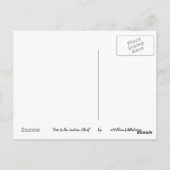 Carte Postale Le Fox est un chef indien (Dos)