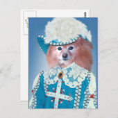 Carte Postale Le Fox est un mousquetaire (Devant / Derrière)