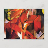 Carte Postale Le Fox par Franz Marc (Devant)