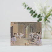Carte Postale Le foyer de danse à l'Opéra par Edgar Degas (Debout devant)