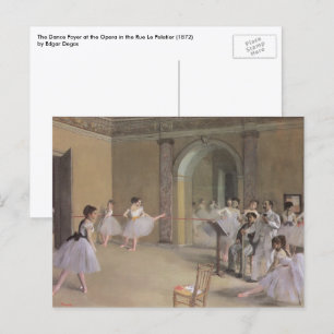 Carte Postale Le foyer de danse à l'Opéra par Edgar Degas