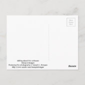 Carte Postale Le fraisage à propos de l'extérieur (Dos)