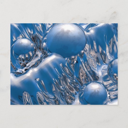 Carte Postale Le froid comme la glace (Devant)