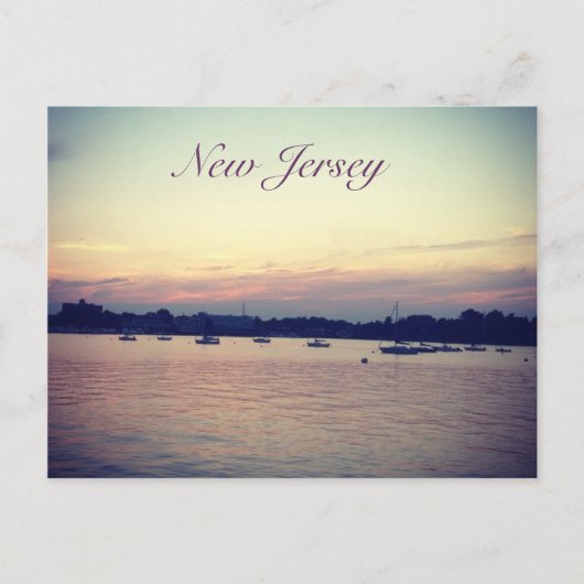 Carte Postale Le front de mer à Dusk (Devant)