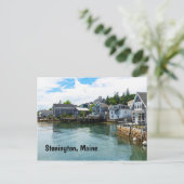 Carte Postale Le front de mer à Stonington, Maine (Debout devant)