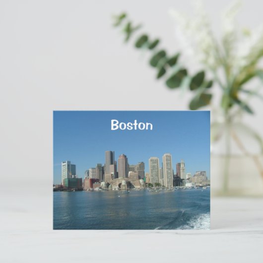 Carte Postale Le front de mer de Boston (Debout devant)