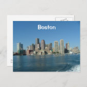 Carte Postale Le front de mer de Boston (Devant / Derrière)