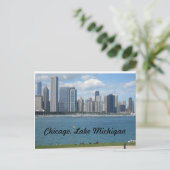 Carte Postale Le front de mer de Chicago, Illinois (Debout devant)
