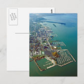 Carte Postale Le front de mer de Sandusky (Devant / Derrière)