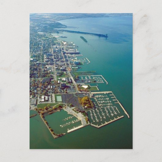 Carte Postale Le front de mer de Sandusky (Devant)