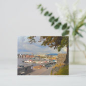 Carte Postale Le front de mer et la marina d'Oslo (Debout devant)
