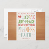 Carte Postale Le fruit de l'esprit (Devant / Derrière)